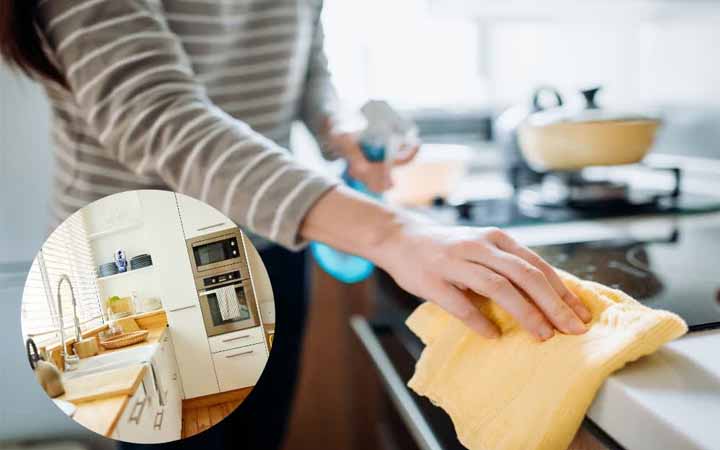 নিমিষেই দূর করুন রান্না ঘরের তেল চিটচিটে ভাব